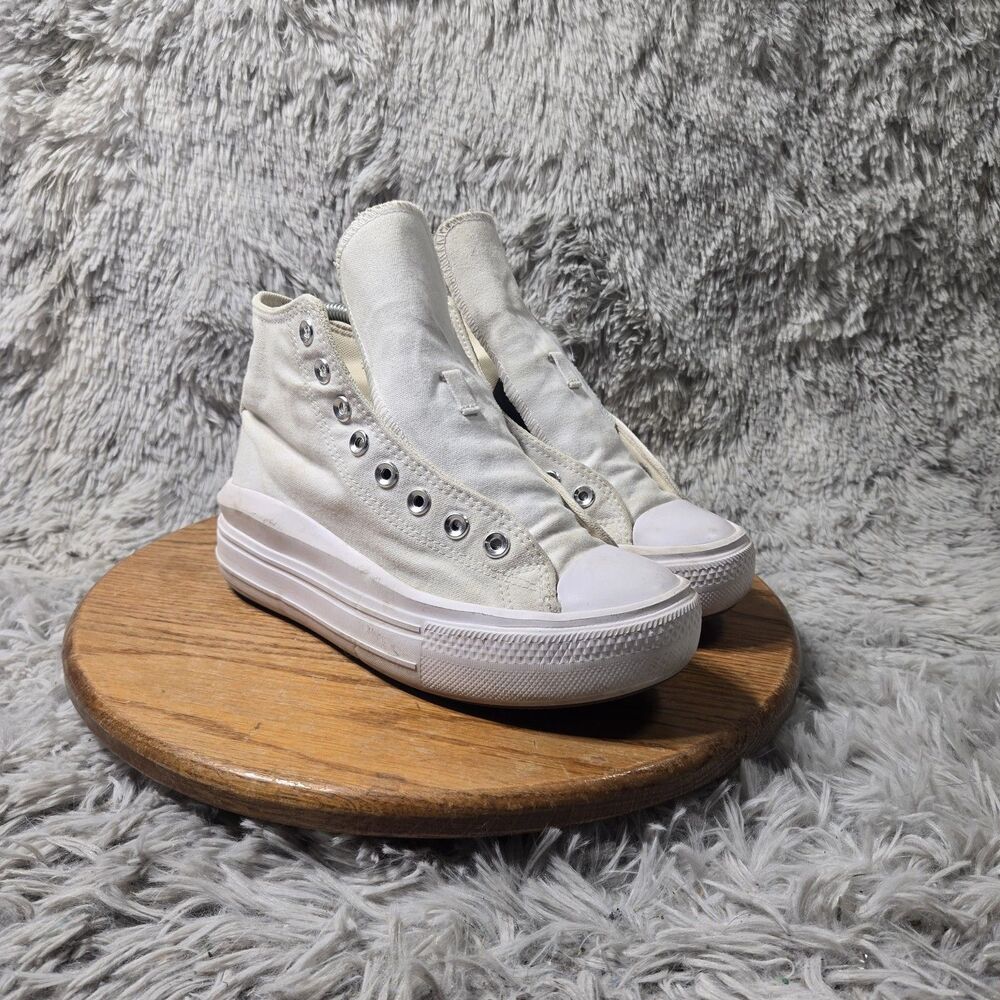 Converse Chuck Taylor All Star Move High-Top Platform Lift Sneaker White Women 8